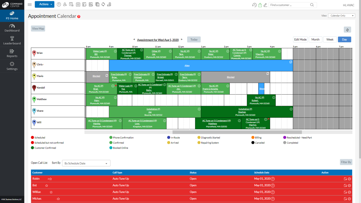 hvac dispatch software