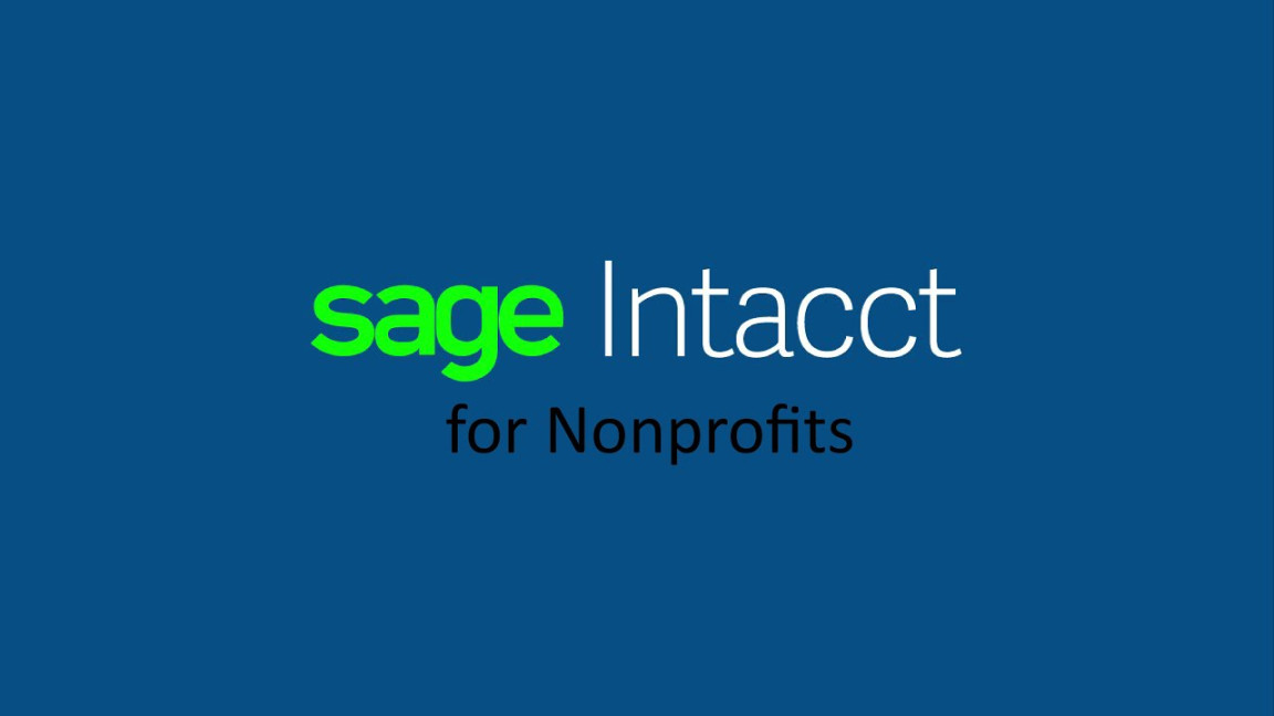 sage intacct nonprofit